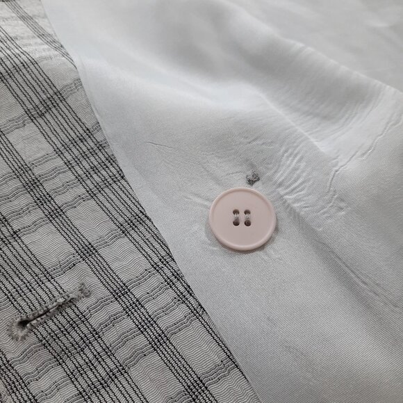 Vtg 80s double breasted plaid blazer - Evan-Picone brand - Picture 6 of 13